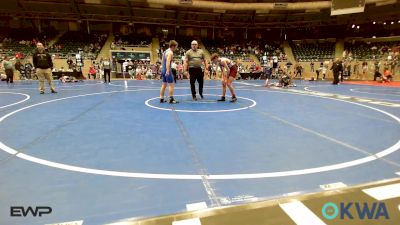 126 lbs 3rd Place - Trypp Adcock, Eufaula Ironheads Wrestling Club vs Aidan Lakey, Tulsa Blue T Panthers