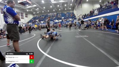 80-86 lbs Rr Rnd 1 - Brennan Guerra, Newcastle Youth Wrestling vs Jaxon Higgins, Choctaw Ironman Youth Wrestling