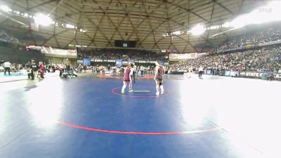 Girls 2A 130 lbs Quarterfinal - Julie Halderman, East Valley (Yakima) (Girls) vs Riley Rich, Lakewood (Girls)