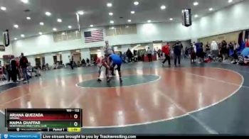 122 lbs Quarterfinal - Naima Ghaffar, Northwood Wrestling Club vs Ariana Quezada, Indiana