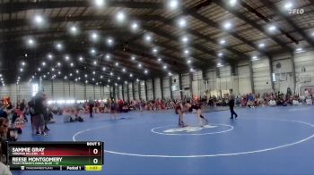 112 lbs Semis - R1 Wb - Reese Montgomery, Team Pennsylvania Blue vs Sammie Gray, Virginia Killers