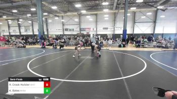 62 lbs Semifinal - Raiden Crook Hutsler, White River Jr. WC vs KelleyAnne Bates, Redwood WC
