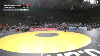 3A Boys 120 lbs Cons. Semi - Johnathan Hernandez-Rubio, Yamhill-Carlton Boys vs Quinn DeVoogd, Glide Boys