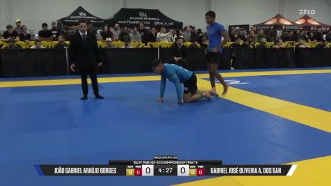 João Gabriel Araújo Borges vs Gabriel José Oliveira A. Dos San 2026 Pan IBJJF Jiu-Jitsu No-Gi Championship
