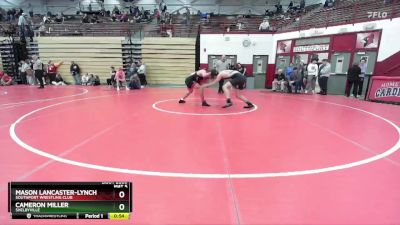 165 lbs Cons. Round 3 - Cameron Miller, SHELBYVILLE vs Mason Lancaster-lynch, Southport Wrestling Club