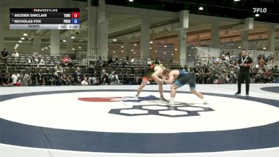 86 lbs Semis - Aeoden Sinclair, Tiger Style Wrestling Club vs Nicholas Fox, Panther Wrestling Club RTC