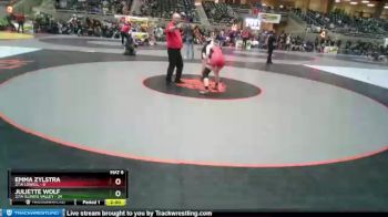 132 lbs Round 1 (4 Team) - Juliette Wolf, 2/1A Illinois Valley vs Emma Zylstra, 2/1A Lowell