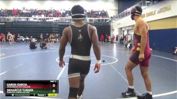 157 lbs Champ. Round 2 - Demarcus Turner, Modesto Junior College vs Aaron Garcia, Sacramento City College