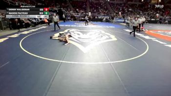 II-116 lbs Cons. Round 2 - Derek Walseman, Beaver River vs Mason Facteau, Beekmantown