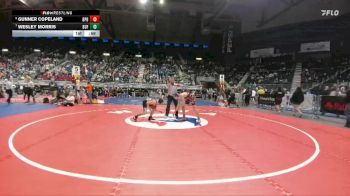 3A-106 lbs Cons. Round 2 - Wesley Morris, Buffalo vs Gunner Copeland, Burns/Pine Bluffs