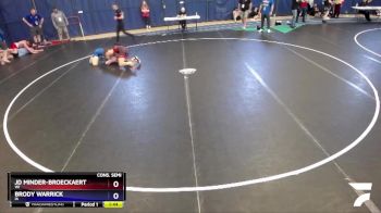 157 lbs Cons. Semi - Jd Minder-Broeckaert, WI vs Brody Warrick, IA