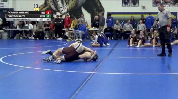 144 lbs Quarterfinal - Carver Wieland, Independence vs Hayden Hutt, Waukee Northwest