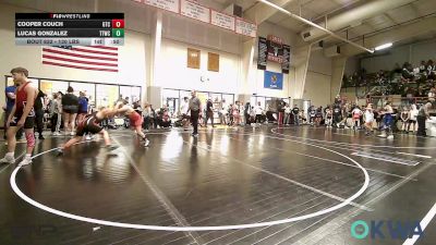 130 lbs Consi Of 4 - Cooper Couch, Grove Takedown Club vs Lucas Gonzalez, Team Tulsa Wrestling Club