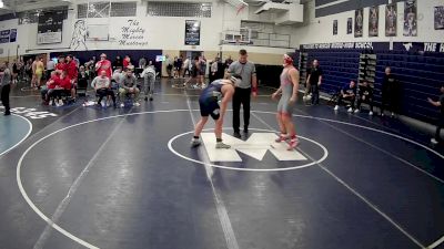 215 lbs Champ. Round 1 - Tristan Tubio, Ringgold Hs vs Nate Heirendt, Fort Cherry Hs