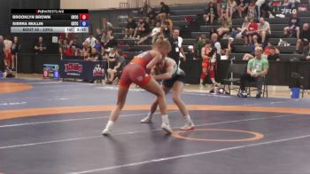53kg Round 3 - Brooklyn Brown, Brock WC vs Sierra Mullin, Saskatoon Wrestling Club