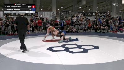 72 lbs Cons. Semis - Joye Levendusky, Titan Mercury Wrestling Club (TMWC) vs Elleni Johnson, Laker Wrestling Club