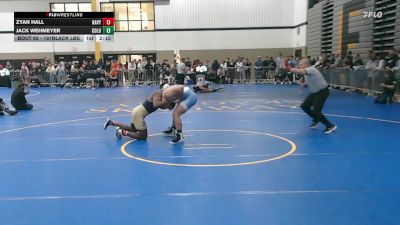 197Black lbs Rr Rnd 2 - Zyan Hall, Navy vs Jack Wehmeyer, Columbia