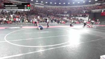 120 lbs Quarterfinal - Beck Dammann, Auburndale vs Garrett Bowden, Askren Wrestling Acadamy