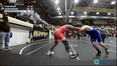 155 lbs Quarterfinal - Tyler Walden, Elgin Wrestling vs Chase Geymann, Noble Takedown Club