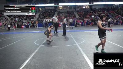 110 lbs Champ. Round 1 - Kendry Torres, Team Haysville vs Jordyn Housman, Hillsboro