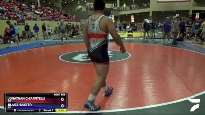 220 lbs Cons. Round 4 - Jonathan Chiaffitelli, OK vs Blaize Baxter, OK