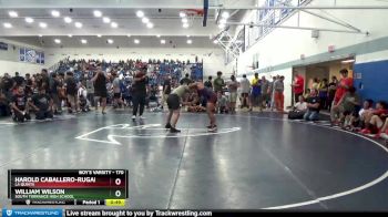 170 lbs Cons. Round 3 - Harold Caballero-rugama, La Quinta vs William Wilson, South Torrance High School