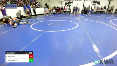 86-92 lbs Consolation - Wyatt Edmonds, Caney Valley Wrestling vs Ashland Hawk, Jay Wrestling Club