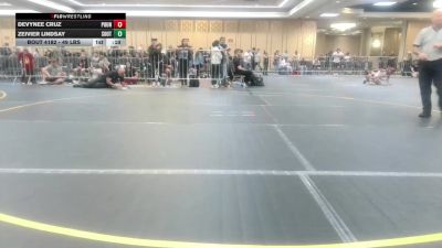 49 lbs Consi Of 8 #2 - Devynee Cruz, Pounders WC vs Zeivier Lindsay, South Sevier