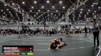 126 lbs Round 3 (8 Team) - Braiden Weaver, Team Shutt Tyler Cook vs Anthony Severino, Savage King Pins