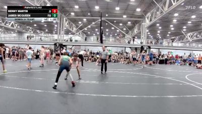 100 lbs Semis (4 Team) - James McQueen, PA Alliance vs Benny Martin, Journeymen Uprising