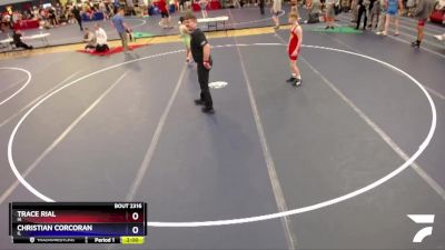 100 lbs Cons. Round 3 - Trace Rial, IA vs Christian Corcoran, IL
