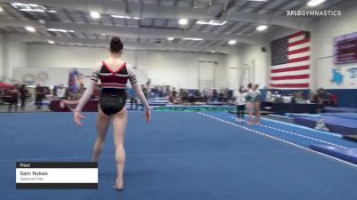 Sam Nokes - Floor, National Elite - 2021 Region 3 Women's Championships