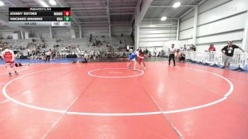 154 lbs Rr Rnd 2 - Johnny Snyder, Warhawks vs Vincenzo Ierubino, Broad Axe Green