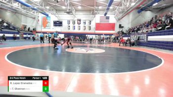 157 lbs 3rd Place Match - Tyler Shannon, Macomb vs Rafael Lopez Granados, Morton Cicero