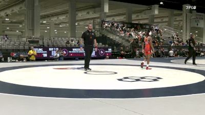50 kg Champ. Rd Of 16 - Morgan Turner, Titan Mercury Wrestling Club vs Mana Chanthasone, NPWC
