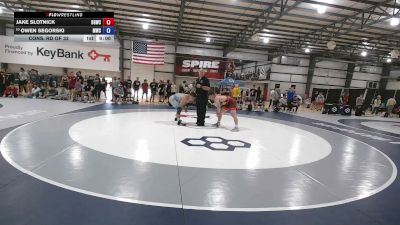 79 kg Cons. Rd Of 32 - Jake Slotnick, Blue & Gold Wrestling Club vs Owen Segorski, Michigan Wrestling Club