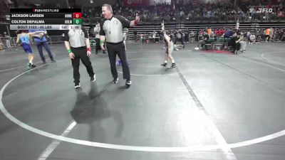 95 lbs Round Of 16 - Jackson Larsen, Howell vs Colton Depalma, Holmdel