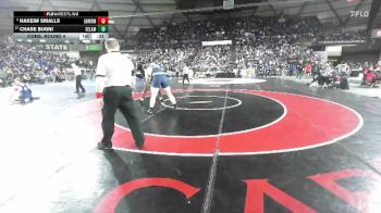 Boys 2A 285 lbs Cons. Round 4 - Hakeim Smalls, Archbishop Murphy vs Chase Bugni, Selah