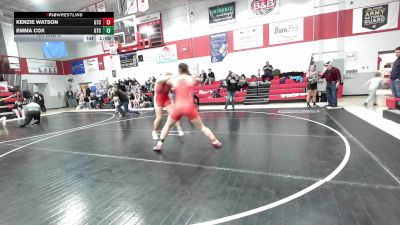 155-165 lbs Rr Rnd 3 - Kenzie Watson, Grove Takedown Club vs Emma Cox, Grove Takedown Club