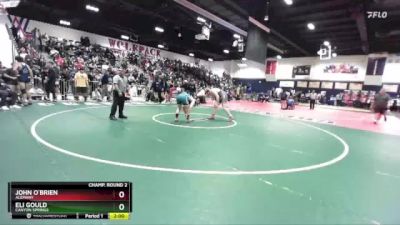 175 lbs Champ. Round 2 - Eli Gould, Canyon Springs vs John O`Brien, Alemany