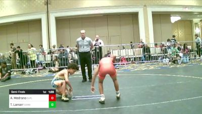 89 lbs Semifinal - Andreas Medrano, Suples vs Tavin Lamarr, Combat School