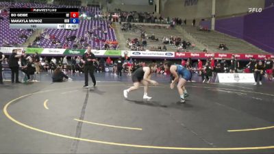 160 lbs Round 1 (16 Team) - Makayla Munoz, Oklahoma City University vs Bo Geibe, Indiana Tech