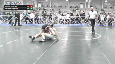 132 lbs Rr Rnd 1 - Justice Collins, Parabellum Mambas - HSB vs Braiden Weaver, E.D.I.T.H - HSB