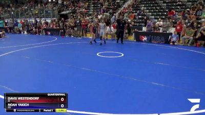 82 lbs Quarterfinal - Davis Westendorf, IA vs Noah Yakich, CO