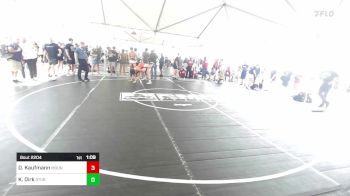 190 lbs Quarterfinal - Delton Kaufmann, Mountain View HS vs Kelson Dirk, Sturgis