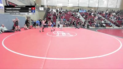 138 lbs Cons. Semi - Shane Cuthbert, Lewiston Wrestling Club vs Calvin Purcell, Skyline Wrestling Club