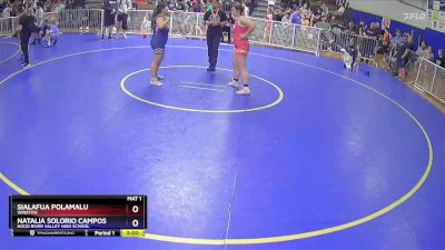 190 lbs Round 3 - Sialafua Polamalu, Winston vs Natalia Solorio Campos, Hood River Valley High School