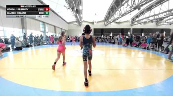 70 lbs Rr Rnd 3 - Kendall Brahney, CT Whale Girls vs Allison Krantz, MGW Coral Cuties