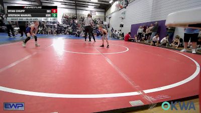 46-49 lbs Rr Rnd 5 - Ryan Chupp, Bartlesville Wrestling Club vs Stetson Manuel, Newkirk Takedown Club