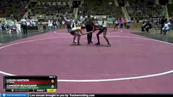 120 lbs Quarterfinal - Logan Hartson, St James vs Cameron Beauchamp, Montgomery Catholic Prep School